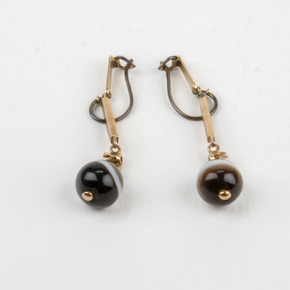 Art Deco Style Drop Earrings EBTH